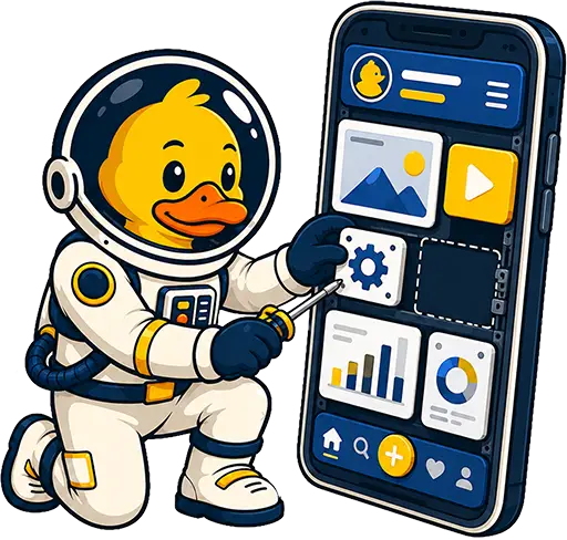 Tailored apps and software service illustration