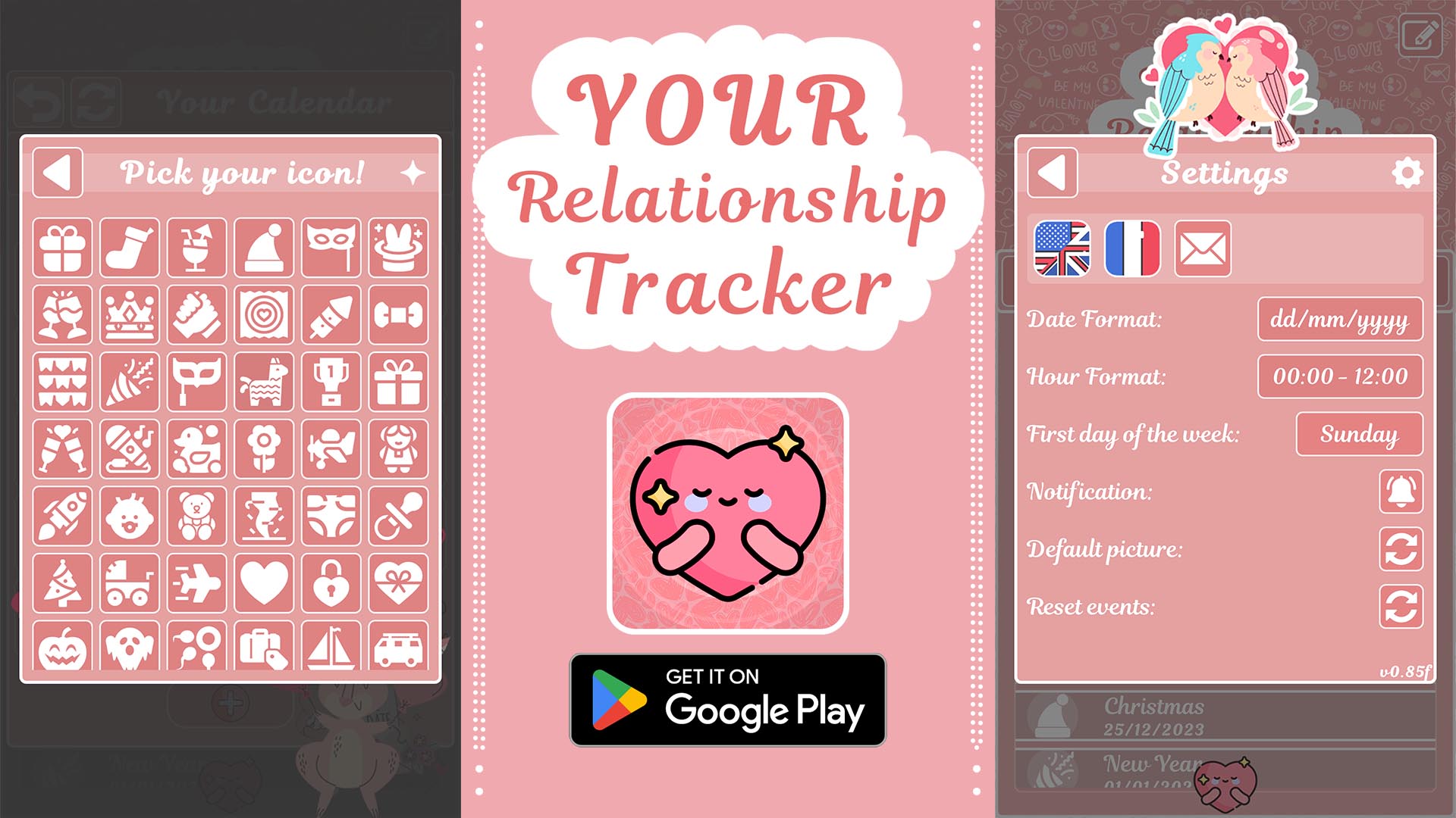 Your Relationship Tracker - 1920 x 1080 Screen 3